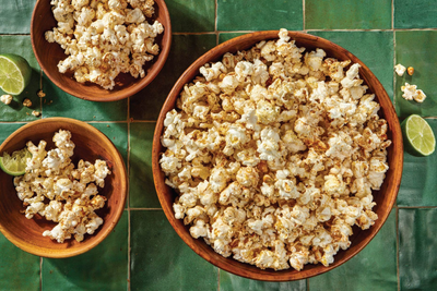 Spicy Sriracha Lime Popcorn