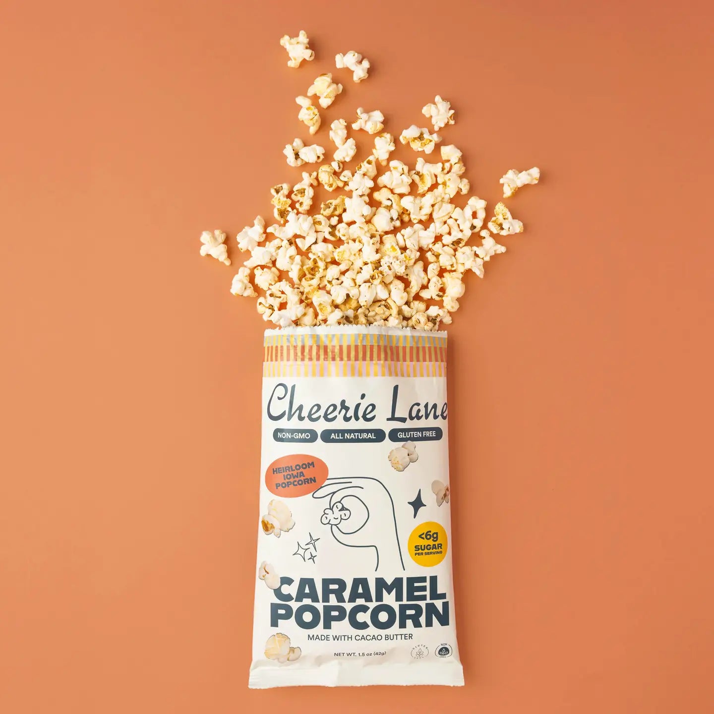 Caramel Popped Popcorn 6-Pack – Cheerie Lane
