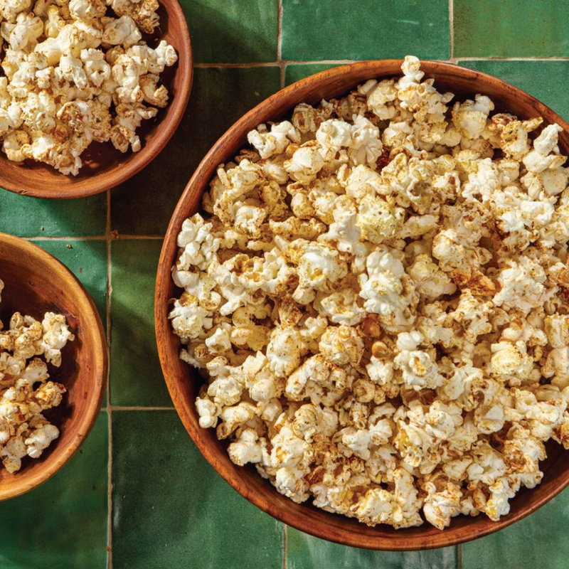 Spicy Sriracha Lime Popcorn