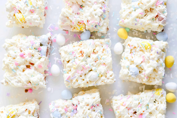 Easter Egg Popcorn Bars Recipe