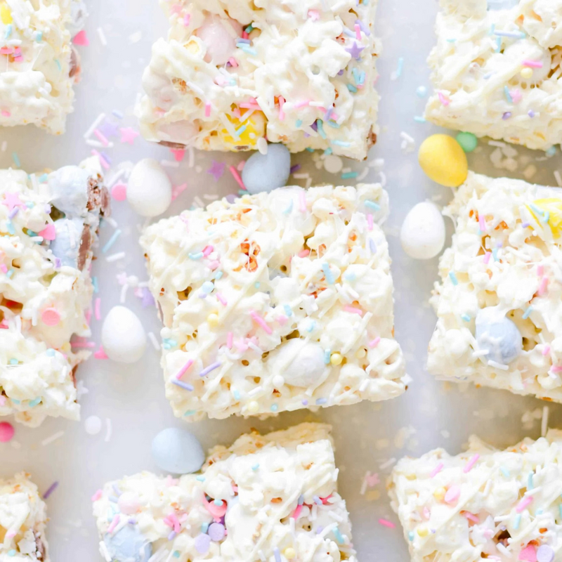 Easter Egg Popcorn Bars Recipe