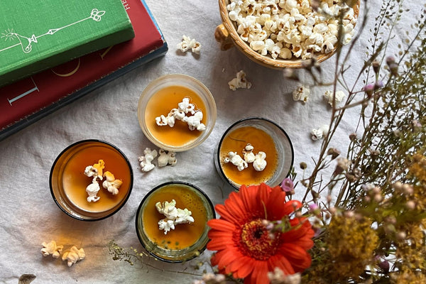Maple Popcorn Panna Cotta